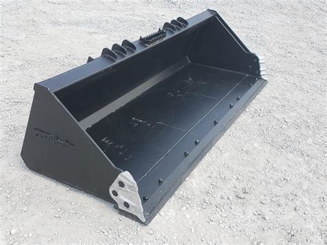 low profile long bottom skid steer bucket|severe duty skid steer bucket.